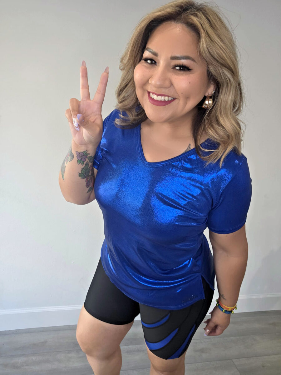 Luminous Blue Sport Tee - Image 5